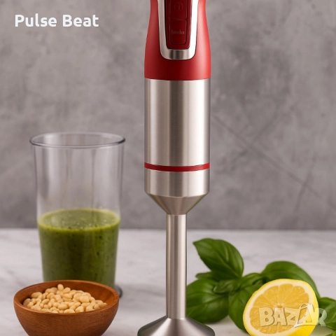 Ръчен пасатор Royalty Line RL-ESTM800, 800W с неръждаема стомана и регулатор на скоростта