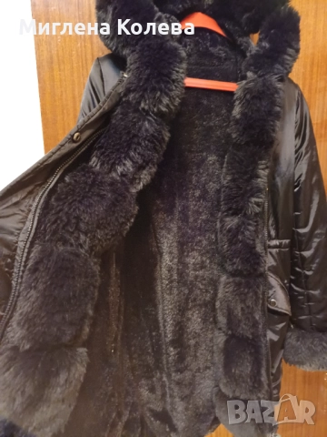 Топла парка с пух