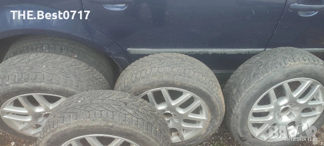 Лети джанти с Зимни гуми 16 5х100, снимка 2 - Гуми и джанти - 52644046