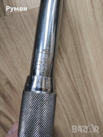 Динамометричен ключ 3/8 с диапазон до 11,1 кг( 110 нм ), снимка 5 - Ключове - 54014536