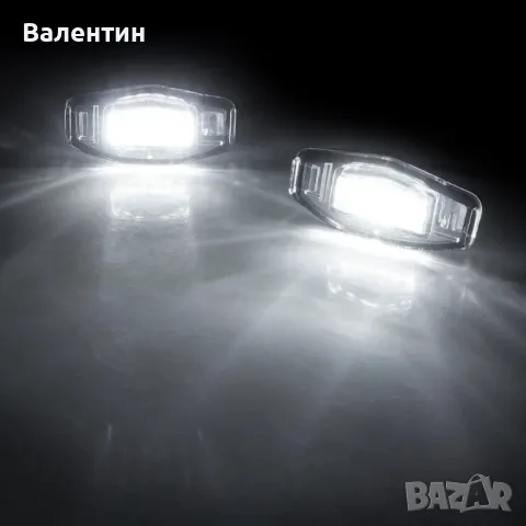 LED лампи за заден регистрационен номер Honda Accord 7 и 8, снимка 3 - Аксесоари и консумативи - 49126249