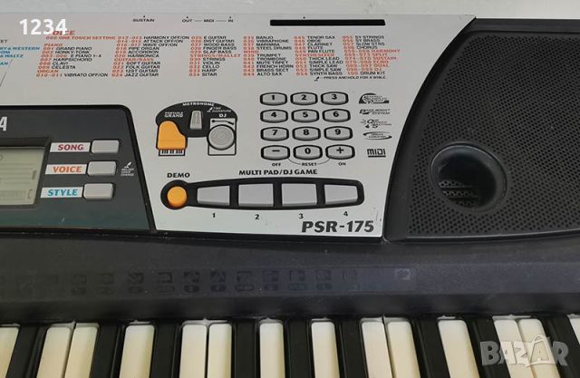 Синтезатор клавир YAMAHA PSR-175 пиано с 5 октави, снимка 5 - Синтезатори - 45659373