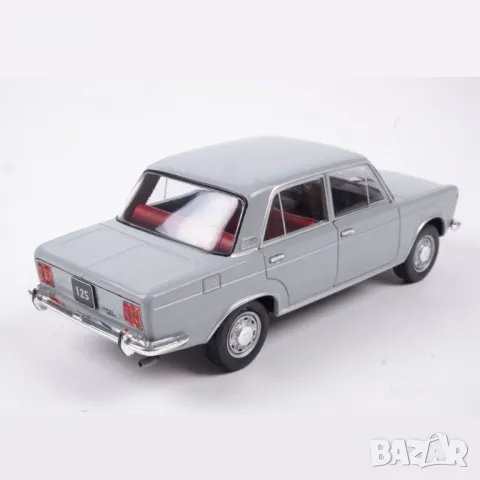 Метална колa FIAT 125 Special / Фиат, 1970, WhiteBox, мащаб 1:24, сив цвят, WB124128, снимка 2 - Колекции - 47762685