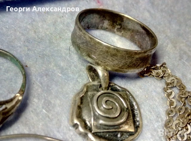 Лот СРЕБЪРНИ БИЖУТА По ДОГОВАРЯНЕ !!! СРЕБРО 925 / На бройка, снимка 12 - Колиета, медальони, синджири - 52870406