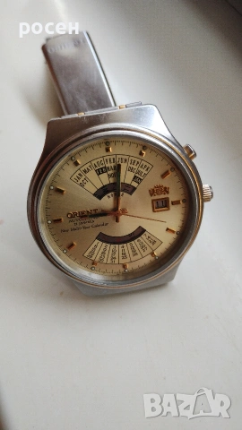 часовник ориент вечен календар, снимка 5 - Мъжки - 53617515