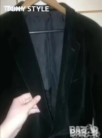 St. Michael Ново Мъжко Сако от Натурален Велур L 