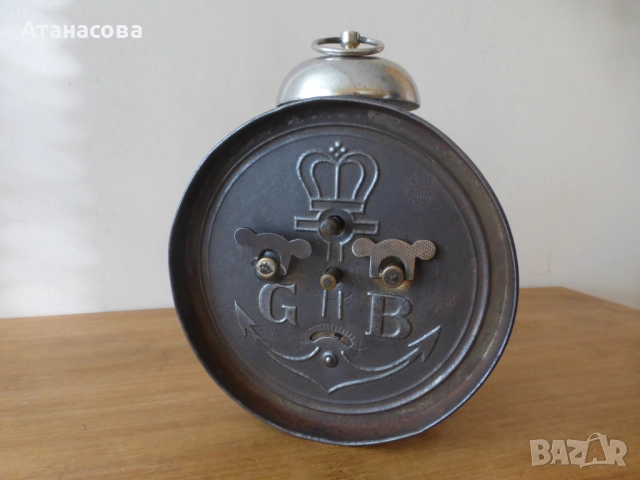 Настолен будилник часовник Gustav Beker 1920 г, снимка 8 - Антикварни и старинни предмети - 51852257