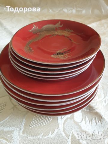 Порцеланови японски чинии , снимка 5 - Чинии - 45796247