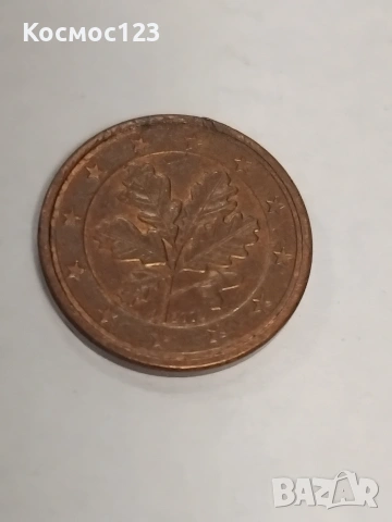 Рядък евро цент , снимка 2 - Нумизматика и бонистика - 53202158