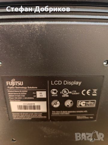  Монитор Fujitsu SL3220W, снимка 4 - Монитори - 46123722