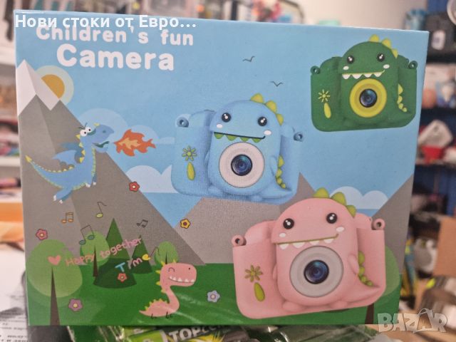 Детска дигитална камера, Gofunly Детска камера 1080P 2,0-инчов екран с 32GB карта,за селфи за 3-12 г