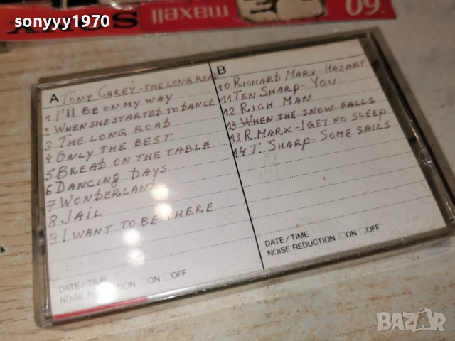 TONY CAREY-TDK TAPE 0201261942, снимка 4 - Аудио касети - 52957621
