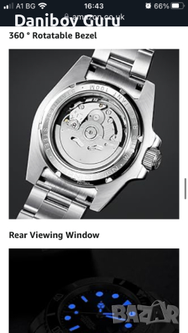 Автоматичен мъжки часовник Pagani Design PD-1639, снимка 9 - Водоустойчиви - 44975140