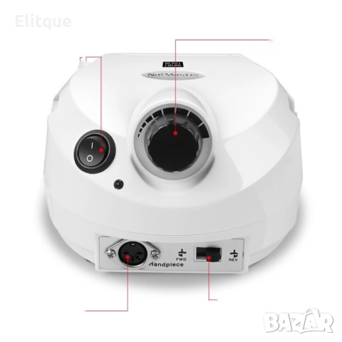 Устройство за полиране на нокти и оформяне на маникюр, снимка 4 - Електрически пили за пети - 52807050