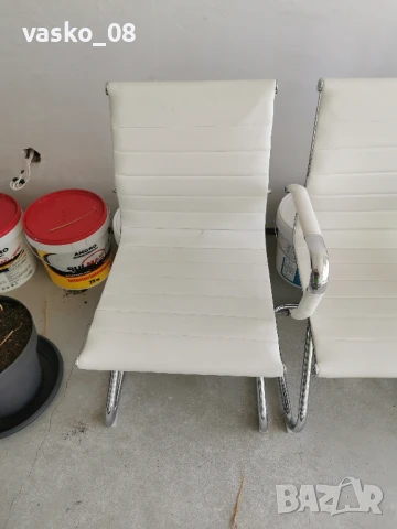 5 броя посетителски офис столове , снимка 12 - Столове - 50623640