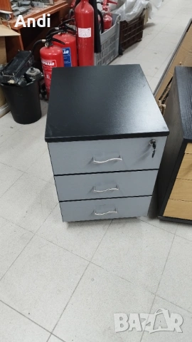 Шкафче за бюро с 3 или 4 чекмеджета - контейнер на колела, снимка 2 - Шкафове и рафтове - 53841333
