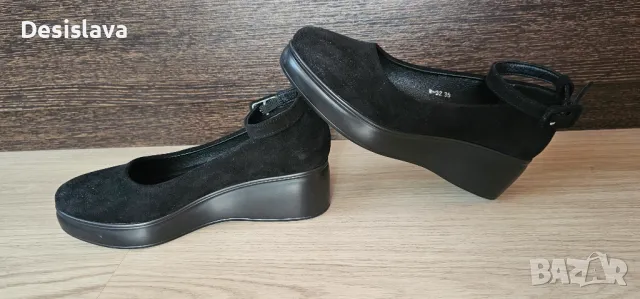 Велурени обувки 35 номер, снимка 7 - Дамски ежедневни обувки - 50383815