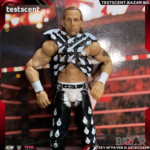 Екшън фигура WWE Shawn Michaels HBK Elite Classic Exclusive Mattel WWF Шон Майкълс, снимка 1 - Фигурки - 49511489