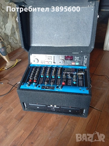 Продавам DJ комплект Denon+Omnitronic-работещ