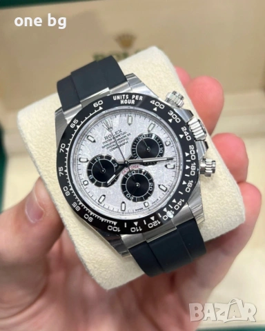Rolex Daytona Panda Silver Meteorite, снимка 2 - Луксозни - 53388503