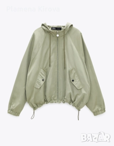 ZARA oversized яке с качулка