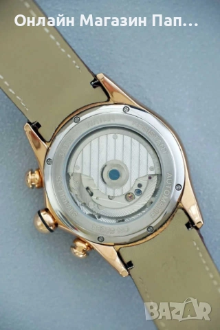 CASENO 58284 автоматичен турбийон часовник, пълен календар, снимка 4 - Мъжки - 53747830