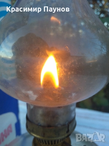 Спиртна лампа ОТК 85 г. Работеща ., снимка 2 - Декорация за дома - 52620423