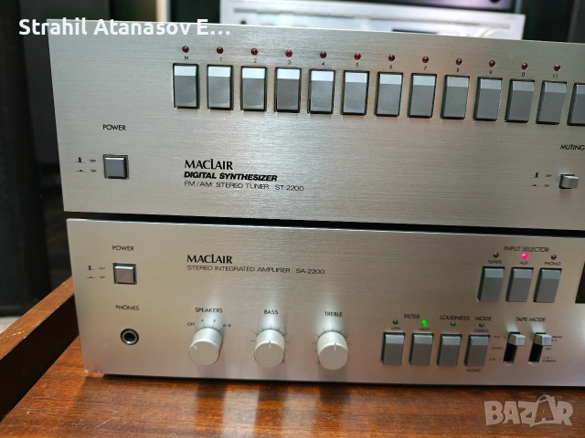 Maclair SA-2200/ST2200-(NAD)-Комплект , снимка 4 - Ресийвъри, усилватели, смесителни пултове - 42957567