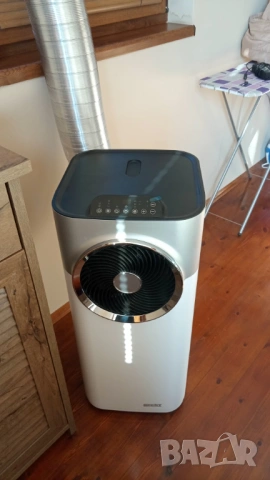 Мощен мобилен климатик за отопление и охлаждане, снимка 7 - Климатици - 53591016