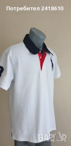 POLO Ralph Lauren Pique Cotton Custom Fit Mens Size L НОВО!ОРИГИНАЛ! Мъжка Тениска!, снимка 3 - Тениски - 46981636