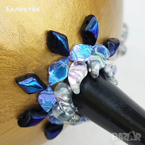 Свещник Свещен Граал — златен потир със скъпоценни камъни и чешки кристал, снимка 17 - Декорация за дома - 49695982