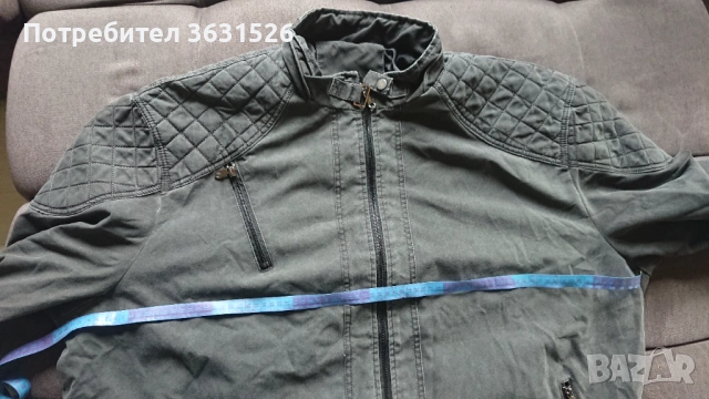 Мъжко тънко пролетно есенно яке 5xl голям размер, снимка 5 - Якета - 54145813