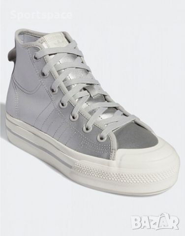 ADIDAS Originals Nizza Platform Mid Shoes Silver, снимка 2 - Маратонки - 46430482