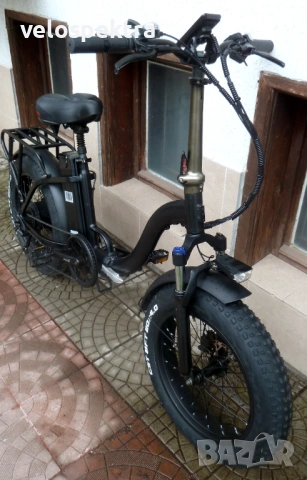Електрически ФАТ  Е-Байк - сгъваем "пони" !  50 км.ч. !, снимка 11 - Велосипеди - 54282760