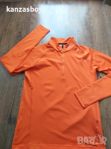 Kjus Men Second Skin Halfzip orange - страхотна мъжка блуза С КАТО НОВА, снимка 6 - Блузи - 49291627