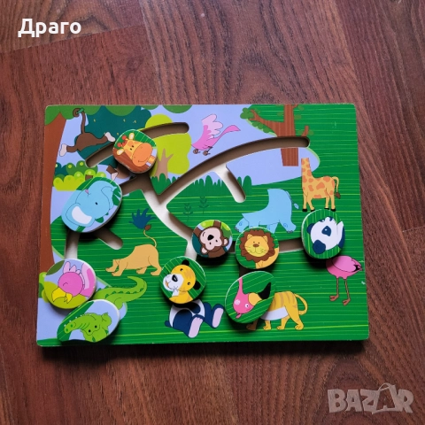 Пъзели дървени образователни, снимка 2 - Образователни игри - 52356384