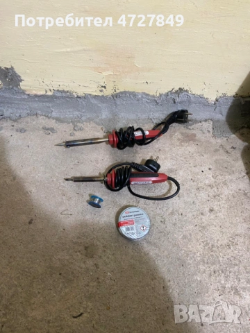 Спешно! Комплект 2 броя поялници Raider + Тинол и паста, снимка 5 - Поялници и запояване - 53377450