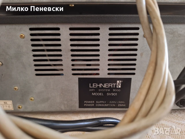 LEHNERT SV901 HIFI STEREO AMPLIFIER VINTAGE.  LEHNERT ST902 HIFI STEREO TUNER.MADE IN GERMANY., снимка 8 - Ресийвъри, усилватели, смесителни пултове - 51187075