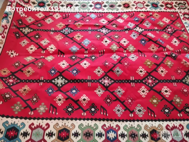 Чипровски и котленски килими нови двулицеви оригинални ярки цветове съхранявани перфектно , снимка 18 - Килими - 49752899
