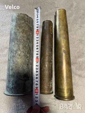 бронзови гилзи от оръдие , снимка 2 - Антикварни и старинни предмети - 50685514