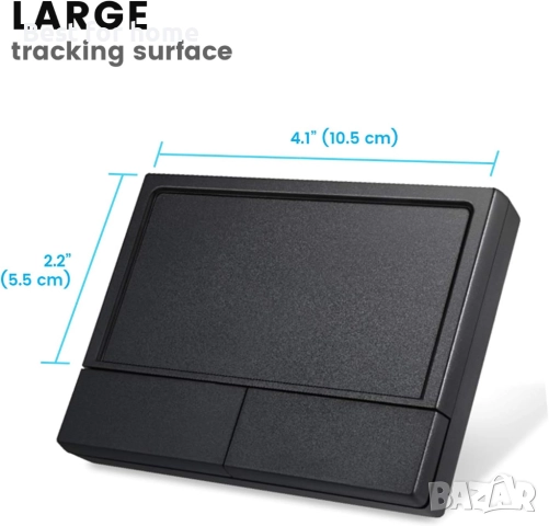 Perixx PERIPAD-Безжичен тъчпад за Windows 7, 8, 10 и по-нови версии, снимка 3 - Клавиатури и мишки - 51461951