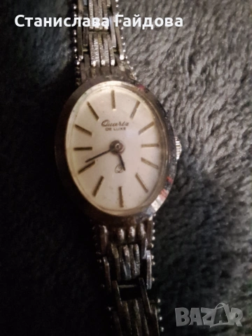 Дамски сребърен часовник, снимка 2 - Антикварни и старинни предмети - 53616016