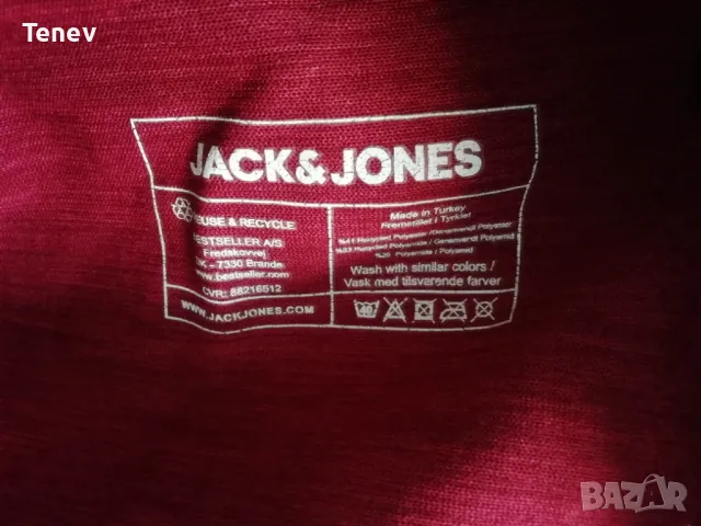 Jack & Jones Denmark Tokyo 2020 Olympics оригинална нова тениска фланелка Дания Олимпиада 2020 M/L, снимка 9 - Тениски - 49043433