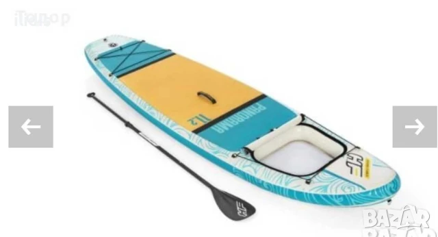 Bestway 65363 дъска за сърф Дъска за падъл 340 х 89 х 150 мм. до 150 кг( нова стока), снимка 2 - Водни спортове - 36050254