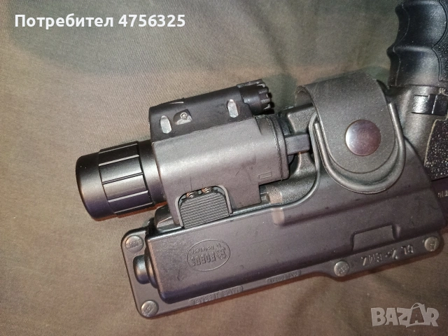 тактически фенер за оръжие с бърз монтаж