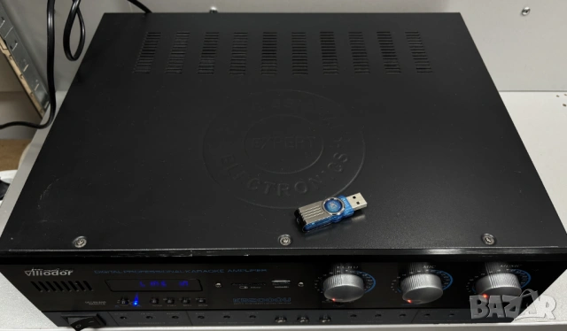 Караоке усилвател VLLIODOR KB-2000U  с вграден Bluetooth, USB, SD CARD, снимка 4 - Ресийвъри, усилватели, смесителни пултове - 53230991