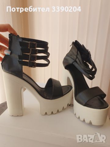 Обувки на висок ток, снимка 1 - Дамски обувки на ток - 46427877