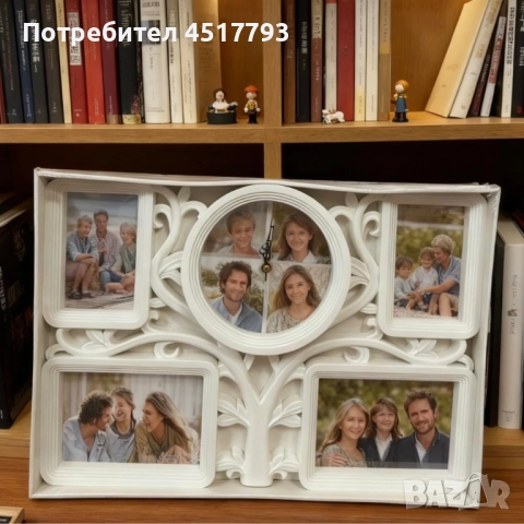 Рамка за снимки с часовник 2 в 1 - Дървото на живота, снимка 2 - Декорация за дома - 52554861