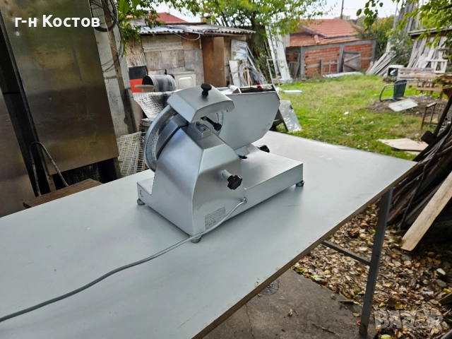 Колбасо резачка размери на ножа ф-25см. втора употреба , снимка 4 - Обзавеждане на кухня - 49377598