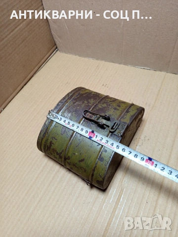 Соц Стара Метална Военна Кутия. НОМЕР 74., снимка 12 - Антикварни и старинни предмети - 53387405